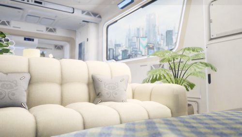 Immersive 3D environment in SoulLink with voice chat presence